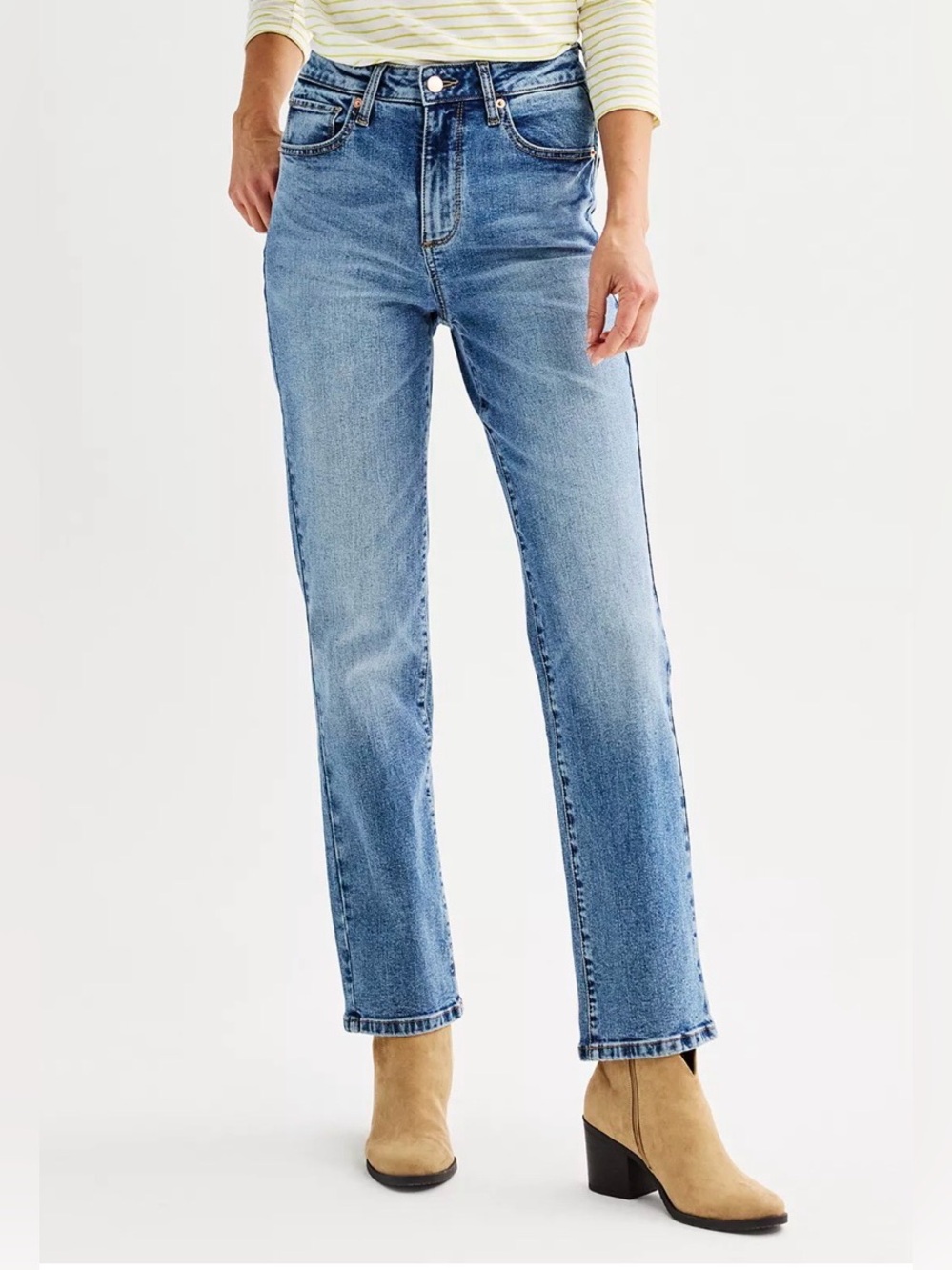 Sonoma High Rise Straight Jeans size 12R NWT